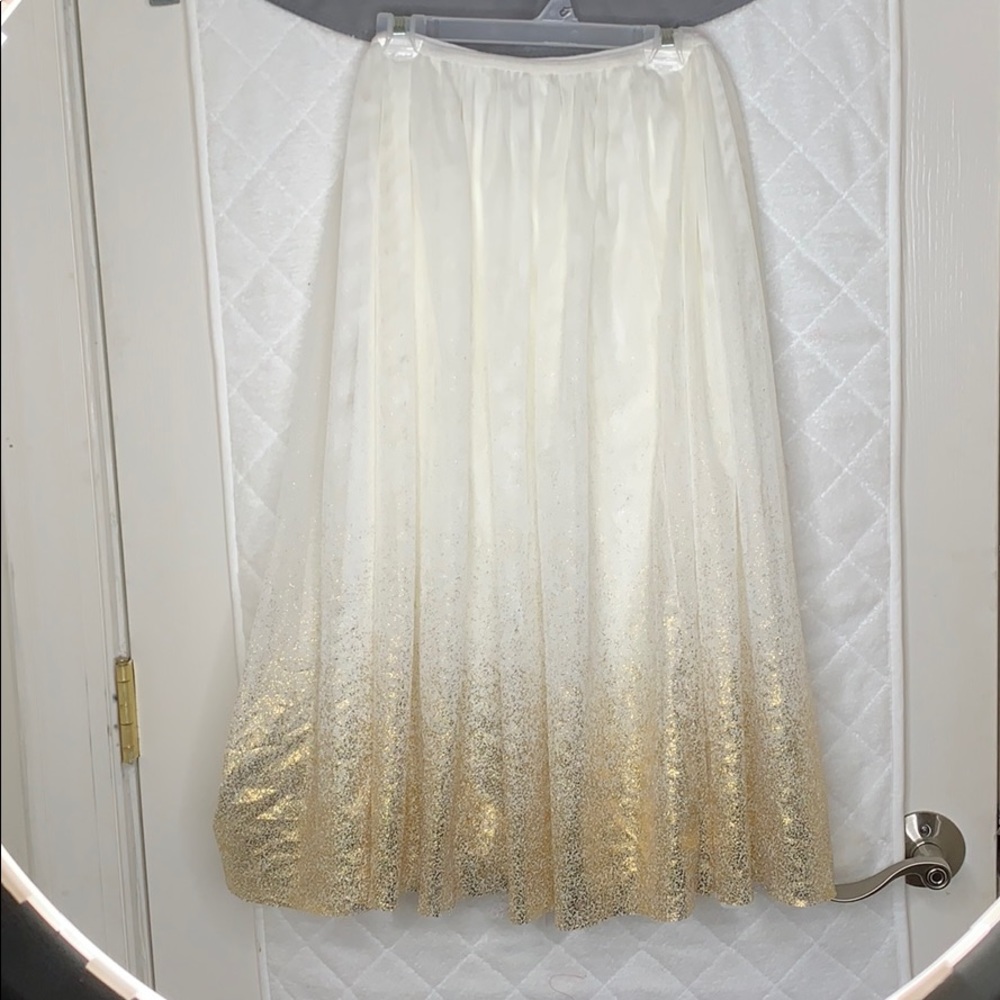 Golden & White Girls Skirt🧸